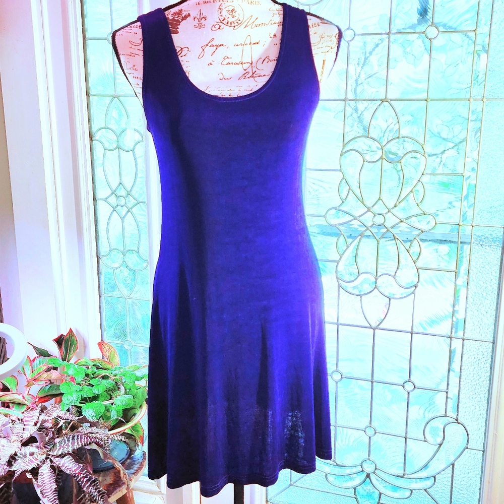 Royal Blue Swimsuit Coverup S/ M Wrinkle Free